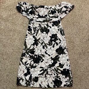 NWT banana republic floral off shoulder dress